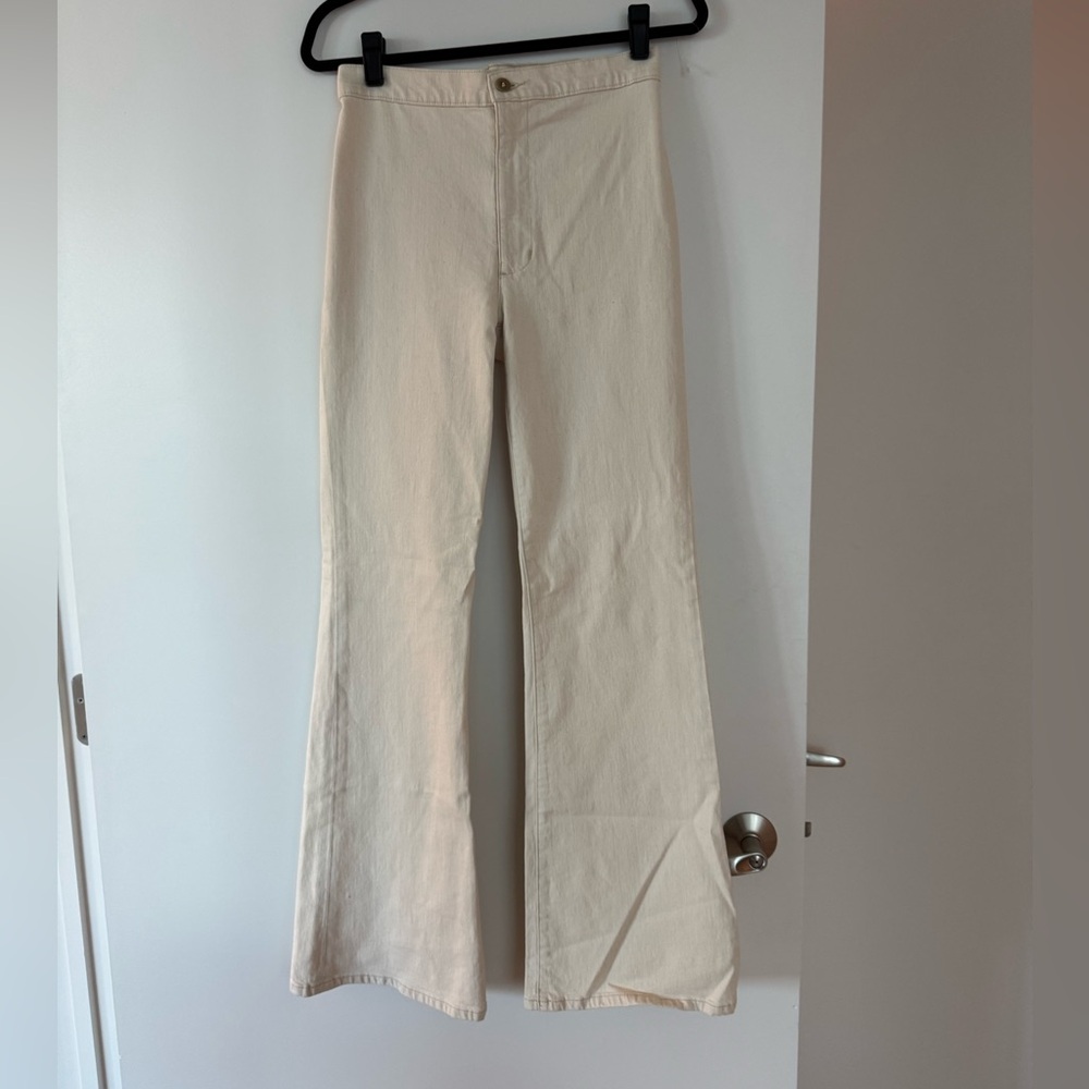 NWT J. Crew Beige High-Waisted Pants
